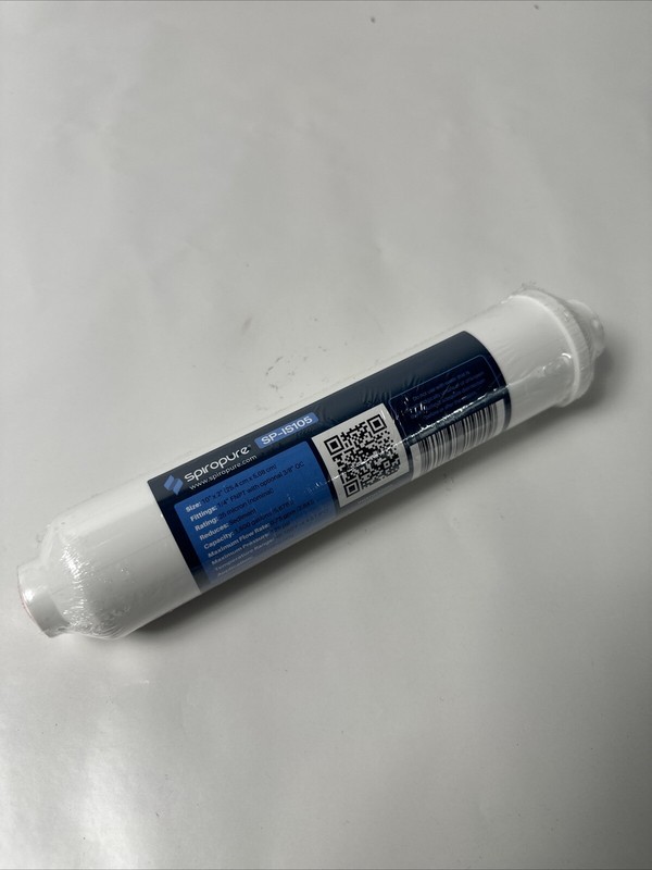 Spiropure SP-IS105 10”x2” 1/4” FNPT 25 Micron Sediment Ice Maker Inline Filter