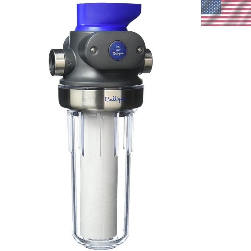 Sediment Filtration System with Pressure Relief Valve – 3/4″ Clear Water Filter