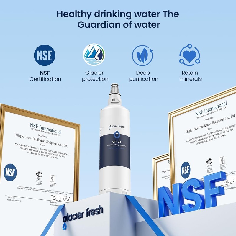 Ice Maker Water Filter Replacement Activated Carbon for Sub-Zero Manitowoc gallery