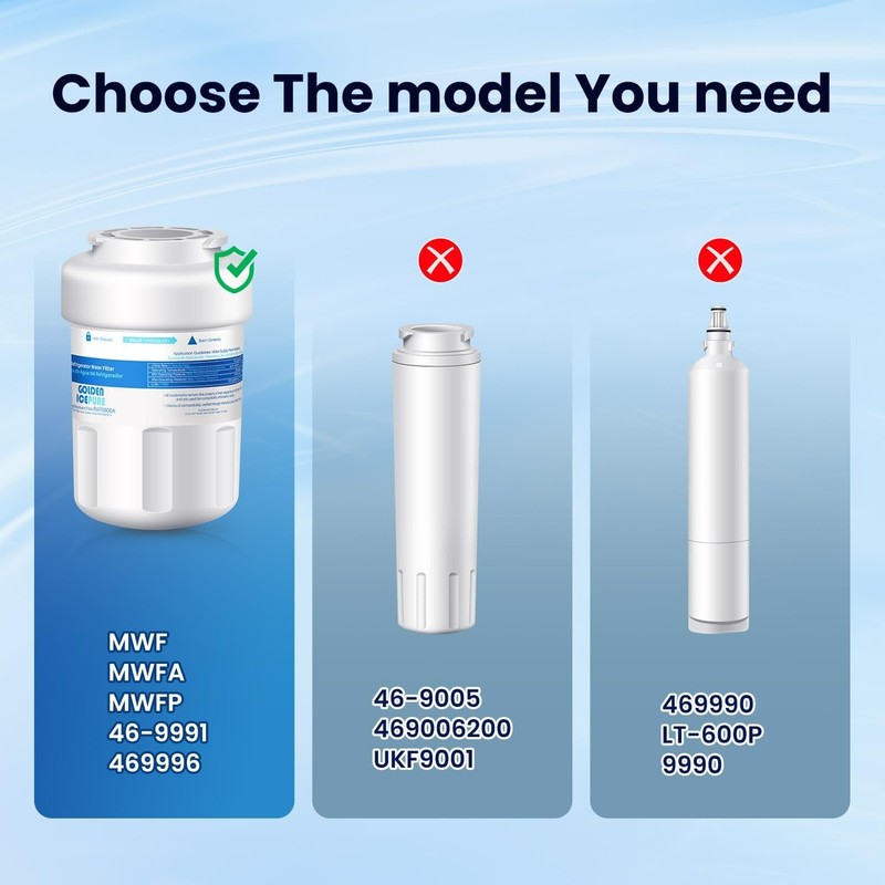 1 PACK Fit For GE SmartWater MWF And MWFP, GWF Refrigerator Water Filter gallery