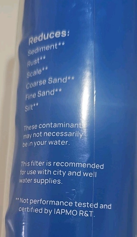 3 - 2 Pack (6) CULLIGAN Whole Home Standard FINE 3/4" Filter 10 Micron -- NEW gallery