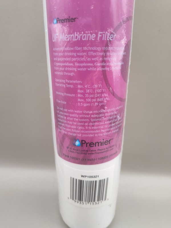 Premier UF Membrane Water Filter WP105321 Purple SEALED! gallery
