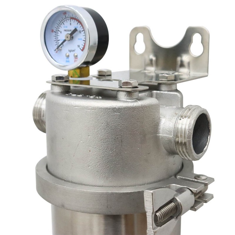 Stainless Steel Front Filter Water Purification Filter w/40μm Screen 8000L/h New gallery