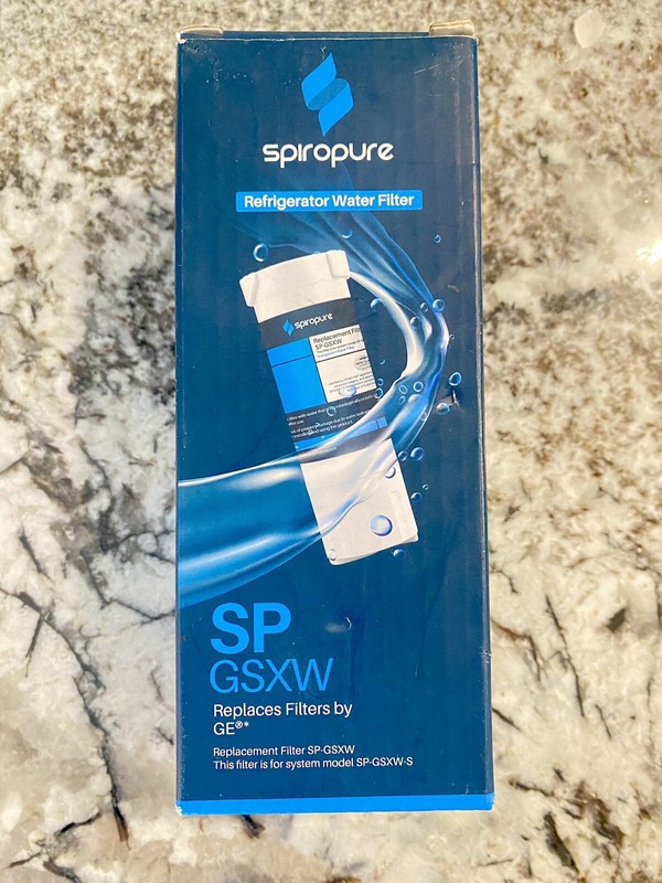 Spiropure Refrigerator Water Filter SP-GXSW Replaces Filters By GE XWF