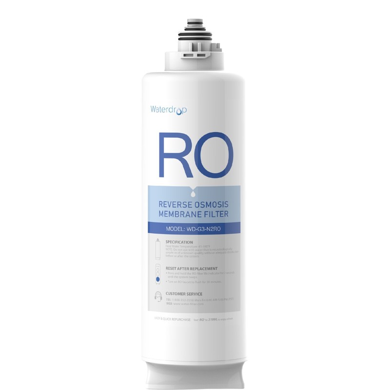 Waterdrop WD-G3-N2RO Filter, Replacement for WD-G3-W Reverse Osmosis System