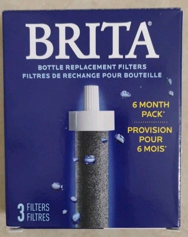BRITA Bottle Replacement Filters 2 Filters for 4 Months of Clean Clear WATER