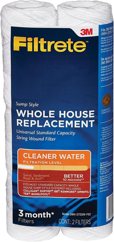 Standard Capacity Whole House Pleated Replacement Water Filter 3WH-STDPL-F02, 2 gallery