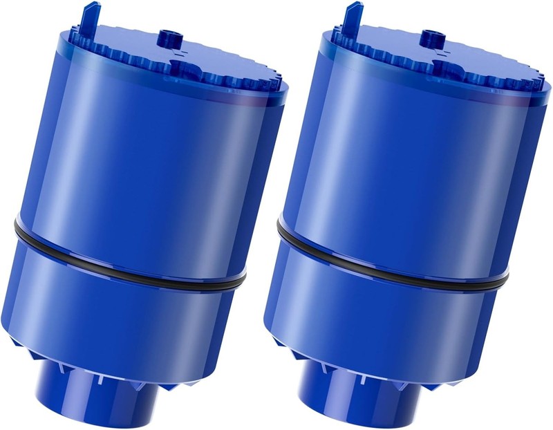 PURPLUS Faucet Filter Replacement - 2-Pack, Reduces 99% Impurities, Easy Install gallery