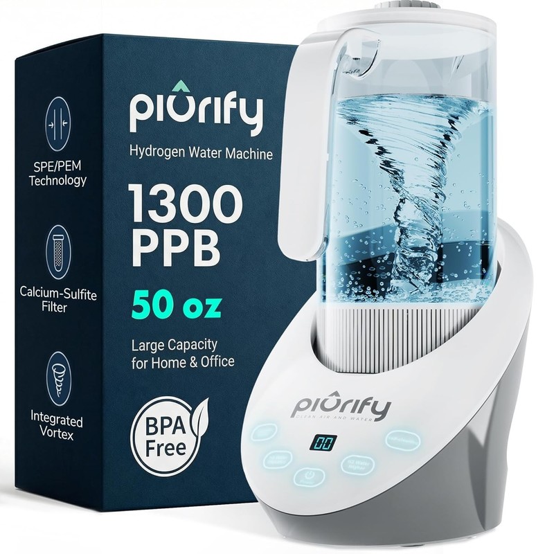 50 Oz Hydrogen Water Machine with Vortex | BPA Free Rich Hydrogen Water Gener... gallery
