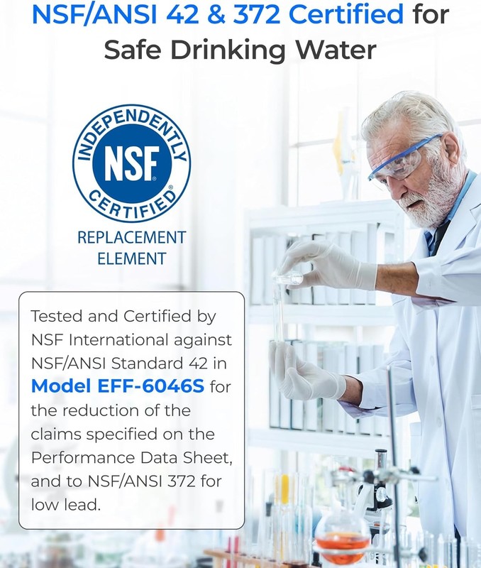 Waterdrop Replacement for LG® LT1000P® ADQ74793501 Refrigerator Water Filter gallery
