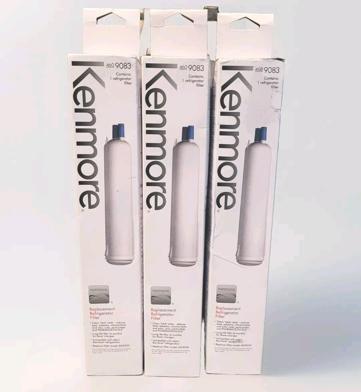 3Pack Kenmore 9083 469083 9020 Replacement Refrigerator Cartridge Water Filter