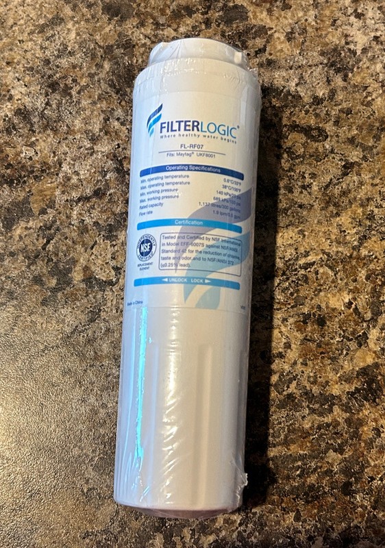 FilterLogic FL-RF07 Refrigerator Water Filter for Maytag