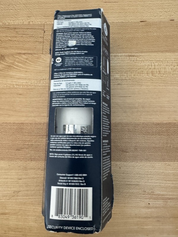 EveryDrop #1 Refrigerator Ice and Water Filter Reduces Lead & Contaminants NIB gallery