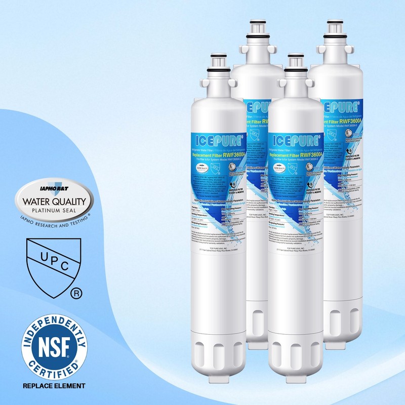 ICEPURE RPWF Refrigerator Water Filter, Replacement for GE RPWF,RWF1063,RWF3600A