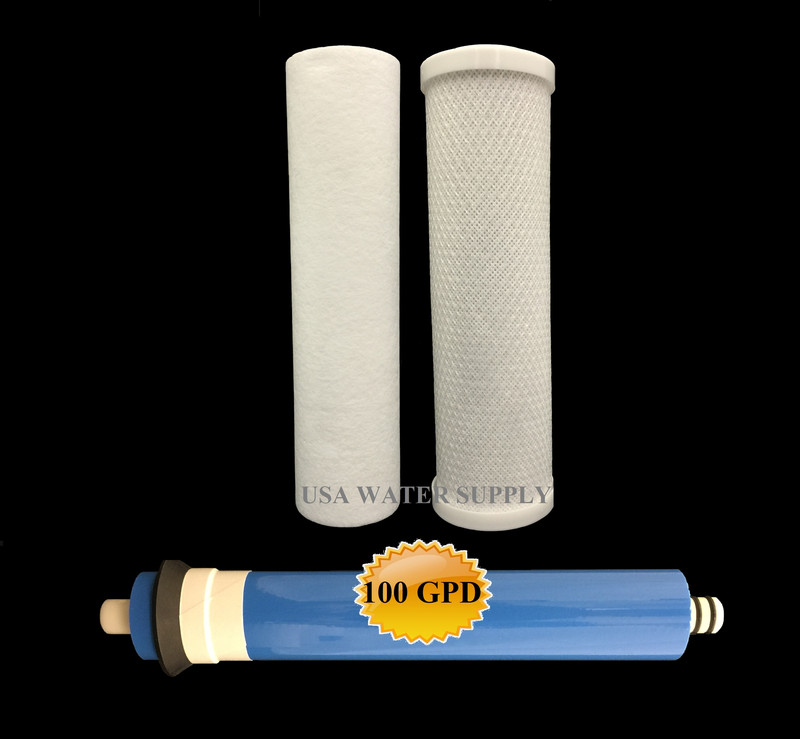 HYDRO-LOGIC STEALTH SMALL BOY 100 ANNUAL REPLACEMENT FILTER PACK-100GPD MEMBRANE