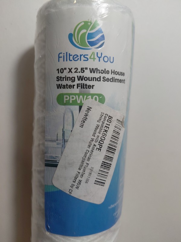 Whole House String Wound Sediment Water Filter Cartridge 2.5″ x 10″ – 5 μm