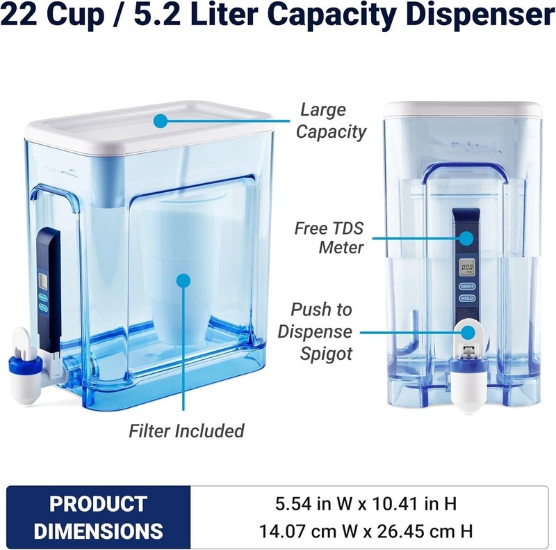 Dispensador de Filtro de Agua para Grifo y Agua Potable con 1 Filtro Estándar gallery