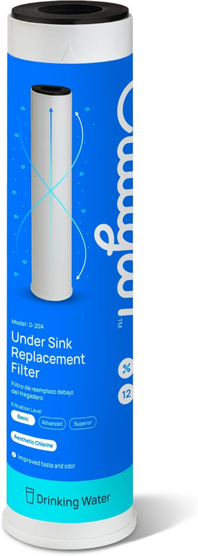 Culligan D-20A Basic Drinking Water Filter Replacement Cartridge, White