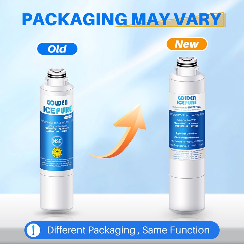 Fit For Samsung DA29-00020B DA29-00020A HAF-CIN RF263TEAESP Water Filter 3 Pack gallery