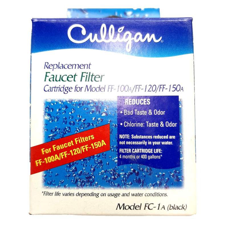 Case of 8 CULLIGAN FAUCET FILTER MODEL FC-1a Black for FF 100-150 OBB3 gallery