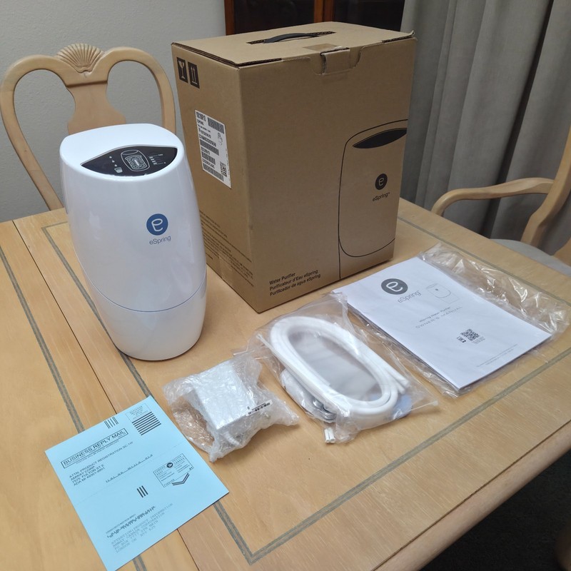 Amway eSpring UV Water Purifier – Below Counter #10018 w/ Above Cntr Kit – NEW