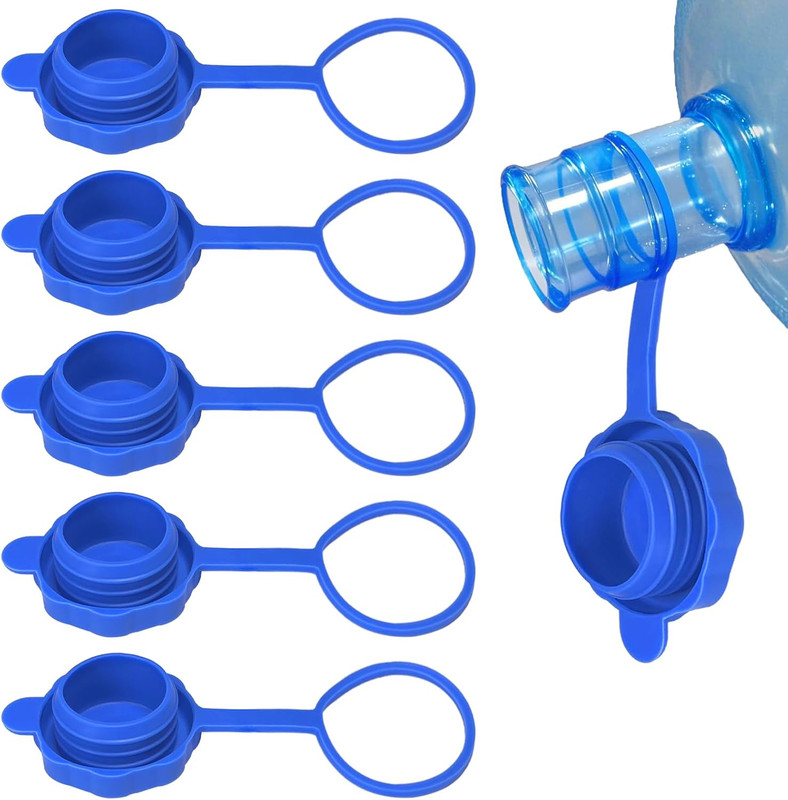 5 Pcs Reusable 5 Gallon Water Jug Caps Leak Proof Bottle Lids 55mm Water Bottles gallery