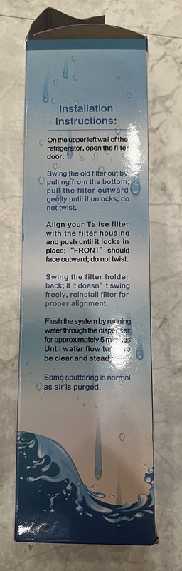 2 PK Talise Refrigerator Water Filter Replacement Cartridge T009 New Ships Fast gallery