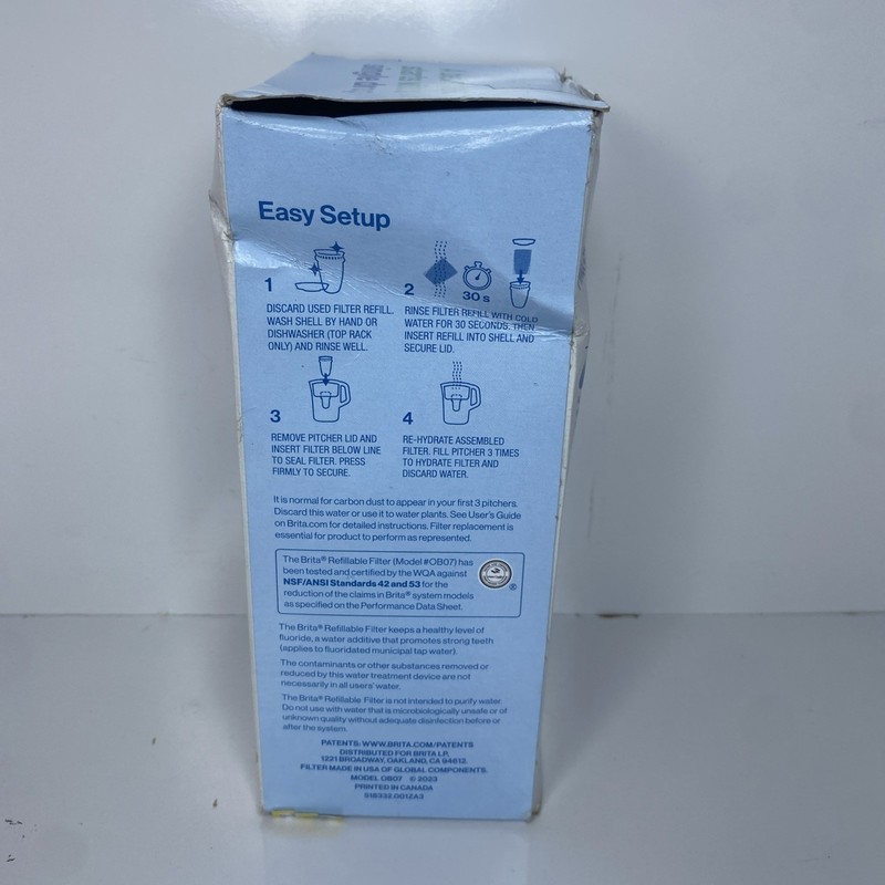 Brita Refillable Water Filter Refills, 3 Count gallery
