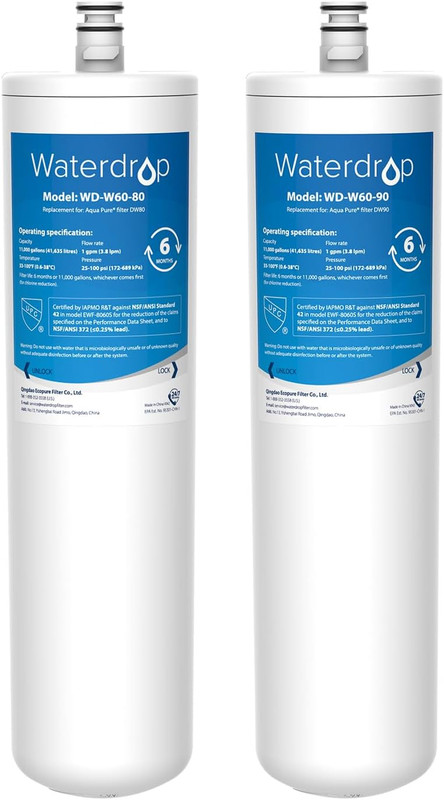 DW80/90 under Sink Water Filter, Replacement for Aqua-Pure® AP-DW80/90, AP-DWS10 gallery
