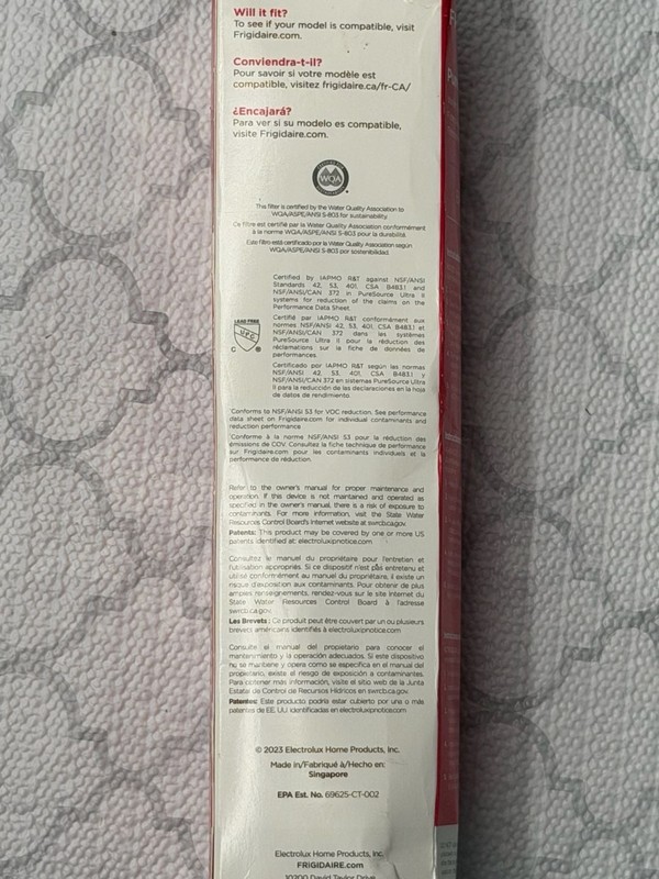 Frigidaire PureSource Ultra II Refrigerator Water Filter EPTWFU01 gallery