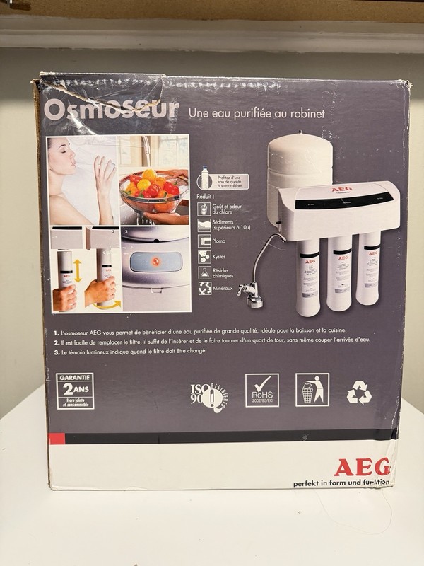 AEG Osmosis Water – Under Counter Drinking Water Filter System (AEGRO)