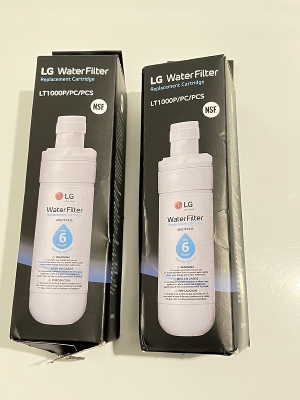 2 PK* LG LT1000P 6 Month 200 Gal Replacement Cartridge Refrigerator H20 Filters