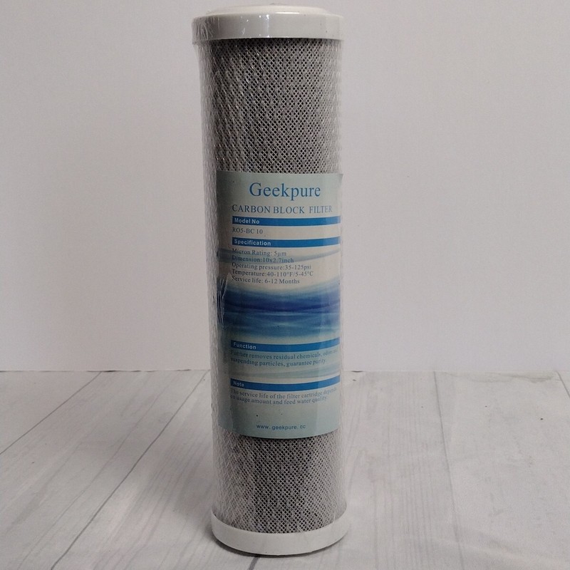Geekpure RO5-BC 10 Reverse Osmosis Carbon Block Filter 10" SEALED NEW gallery