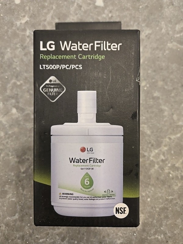 Genuine LG LT500P Refrigerator Water Filter Cartridge OEM 6 Month NEW!!