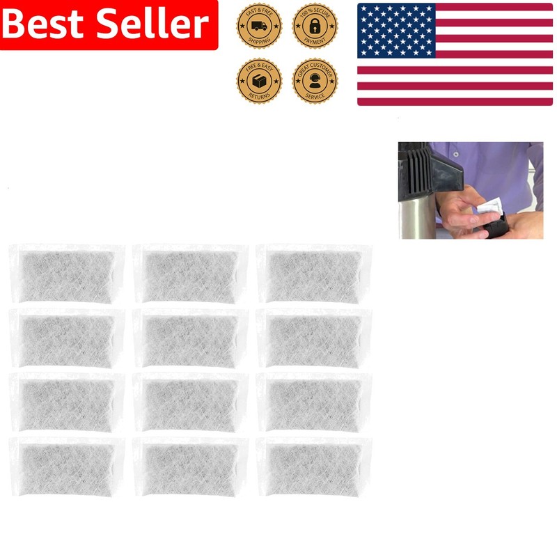 12pk Activated Charcoal Water Filter Sachets for Megahome Countertop Distiller
