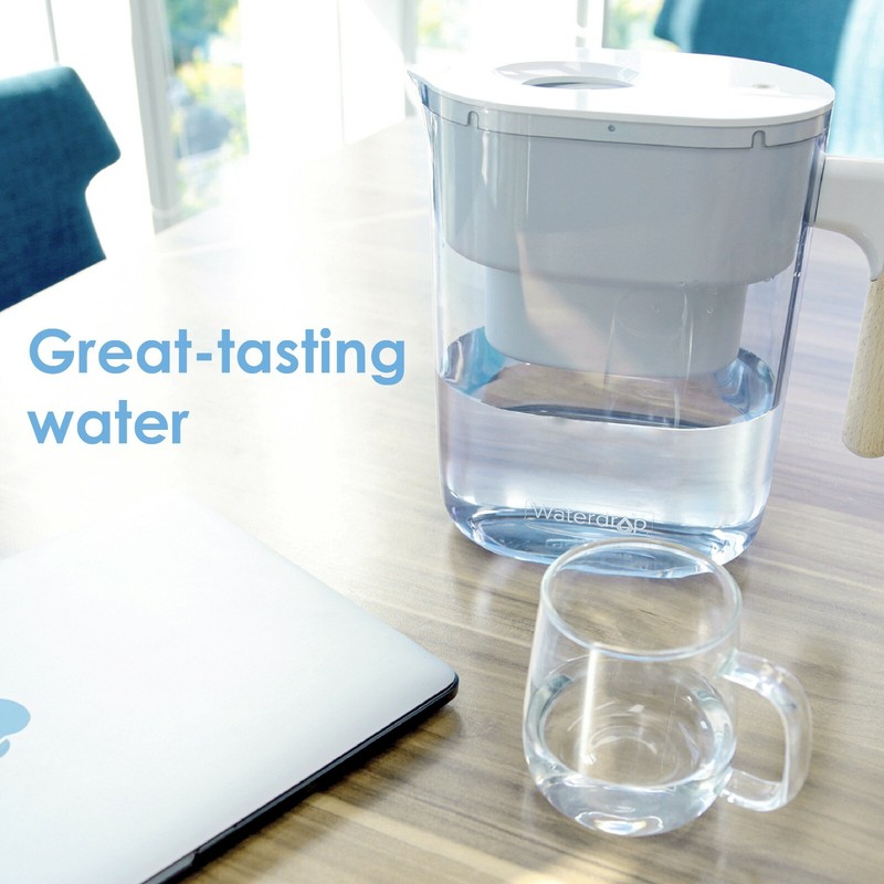 Waterdrop Chubby 10-Cup Water Filter Pitcher, NSF Certified,Long-Lasting 200 gal gallery