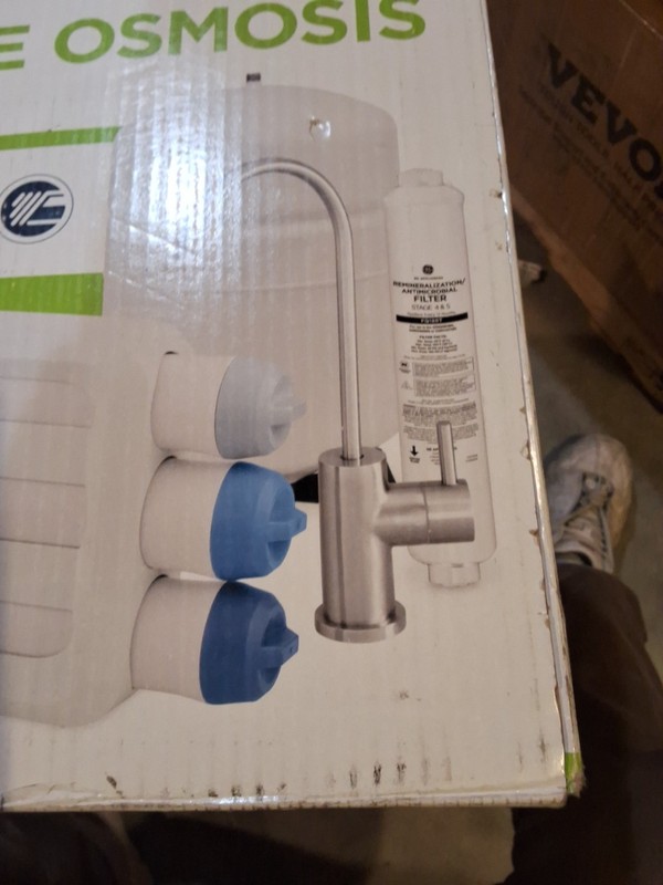 GE Under Sink 5-Stage Reverse Osmosis Water Filtration System GXRV40TBN gallery