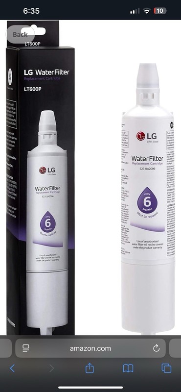 LG LT600P – 6 Month / 300 Gallon Capacity Replacement Refrigerator Water Filter