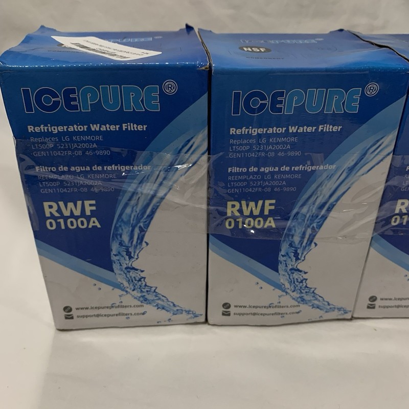 4 Fits LG Kenmore 46-9890 LT500P 5231JA2002A Icepure Water Filter RWF 0100A gallery