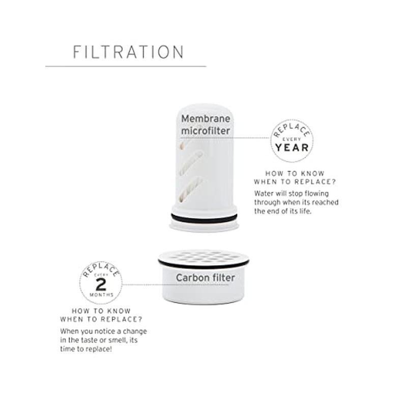 Home Water Filter Dispenser 18-Cup BPA-Free Gravity Power Freestanding New gallery