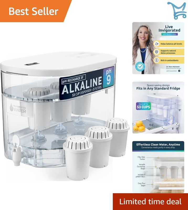 Alkaline Water Dispenser BPA-Free Large Capacity Multi Stage Filter for Home