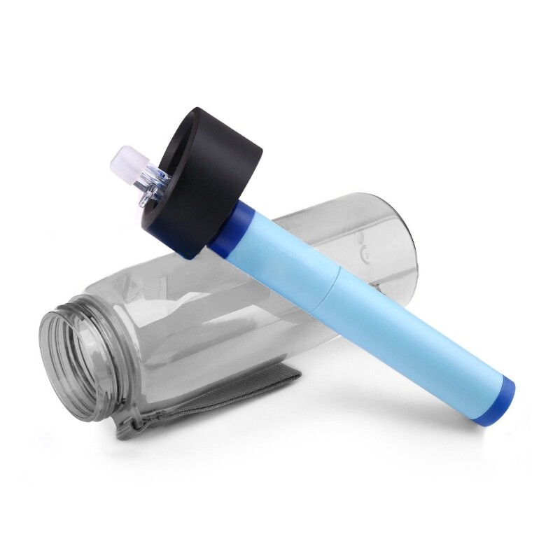 650ml Camp Survival Water Filter Filtration Bottle, Sports Water Purifier Bottle gallery