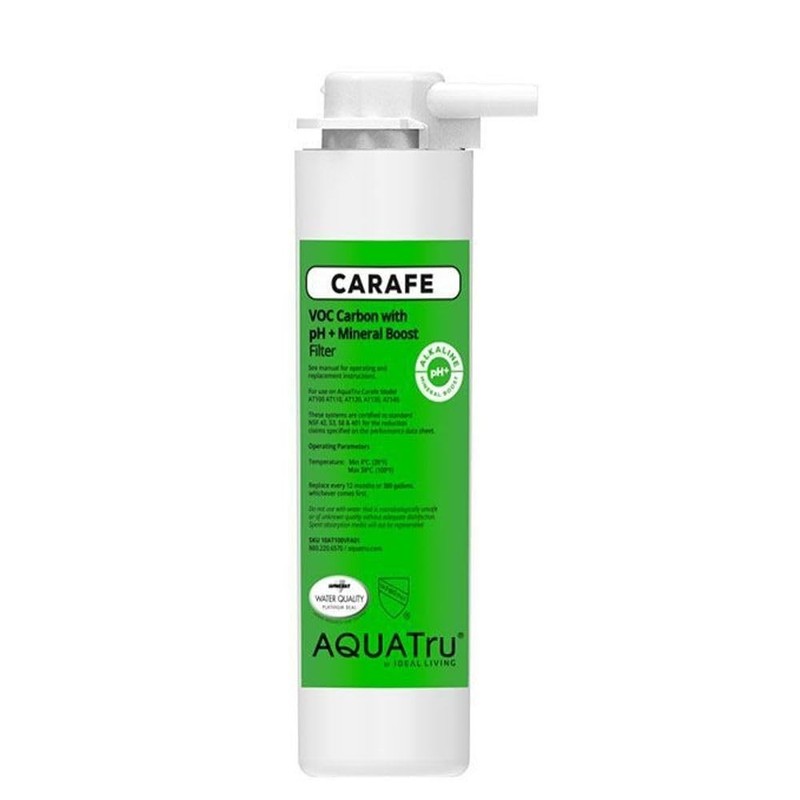 AquaTru Carafe Water Filter with VOC Removal & Mineral Boost - Lasts 1 gallery