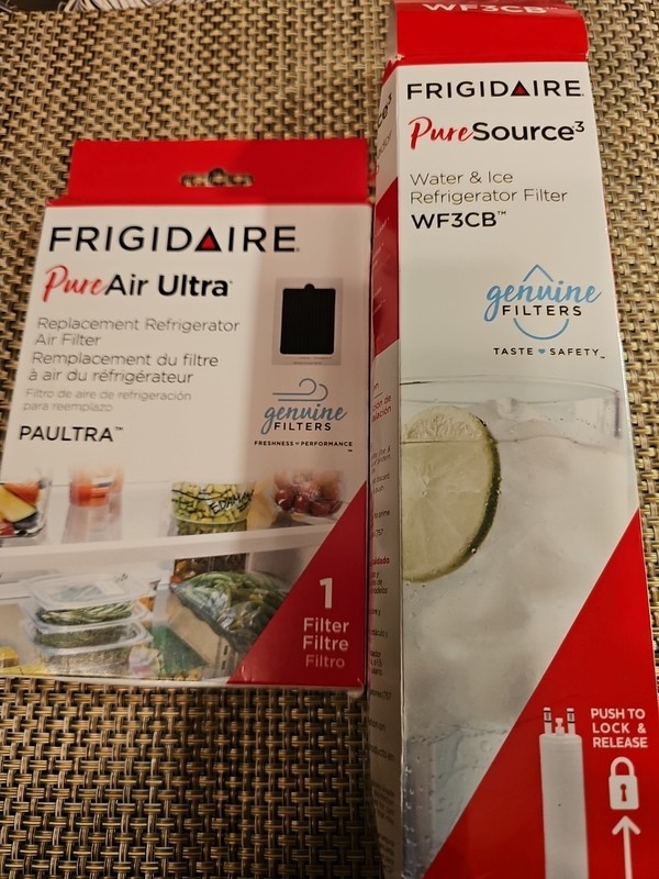 Frigidaire FRIGCOMBO3 WF3CB Water Filter & PAULTRA Air Filter Combo Pack OPEN