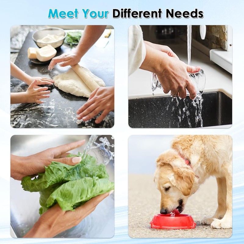 Faucet Water Filter for Sink, Rapid Flow - 400 Gallons Faucet Mount Water Filtra gallery
