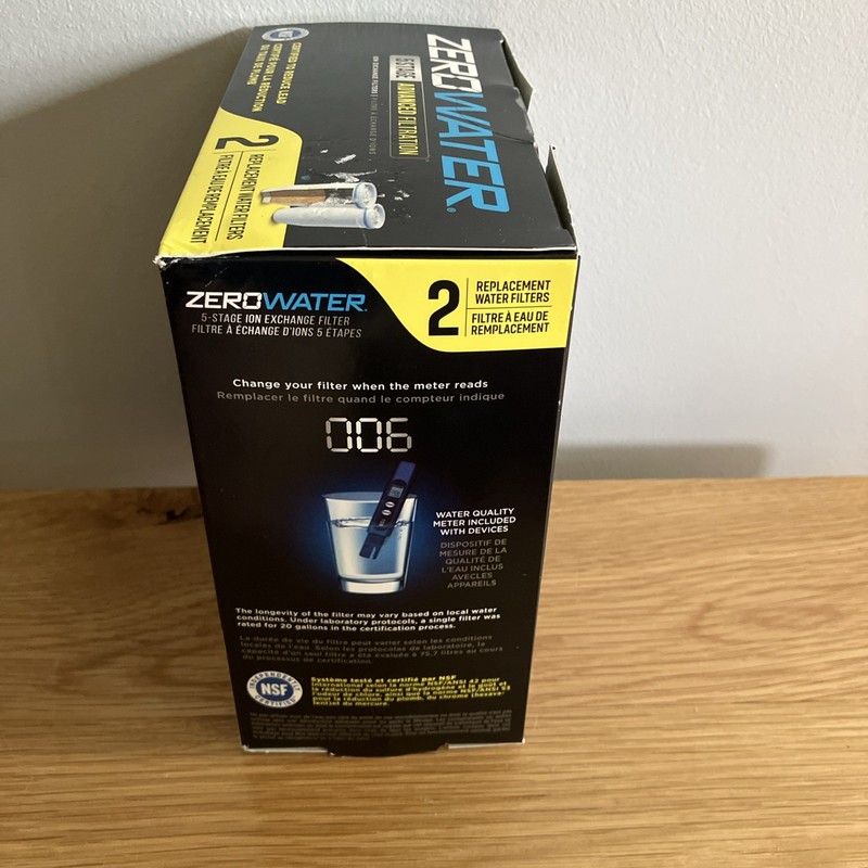 Zero Water 5 Stage Advanced Filtration 2 Pack Replacement Water Filters ZR-017 gallery