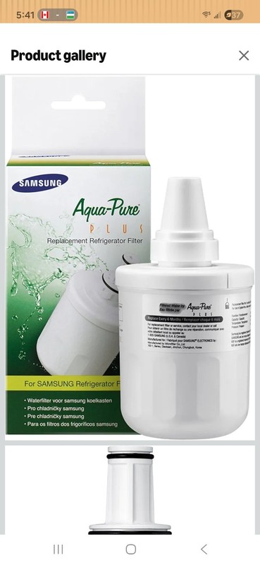 Samsung Products DA29-00003F Aqua-Pure Plus Refrigerator Water Filter 1 Pack