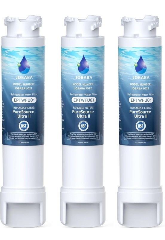 Ecley EC-01 Replaces Frigidaire EPTWFU01 Refrigerator Water Filter | 3 Pack