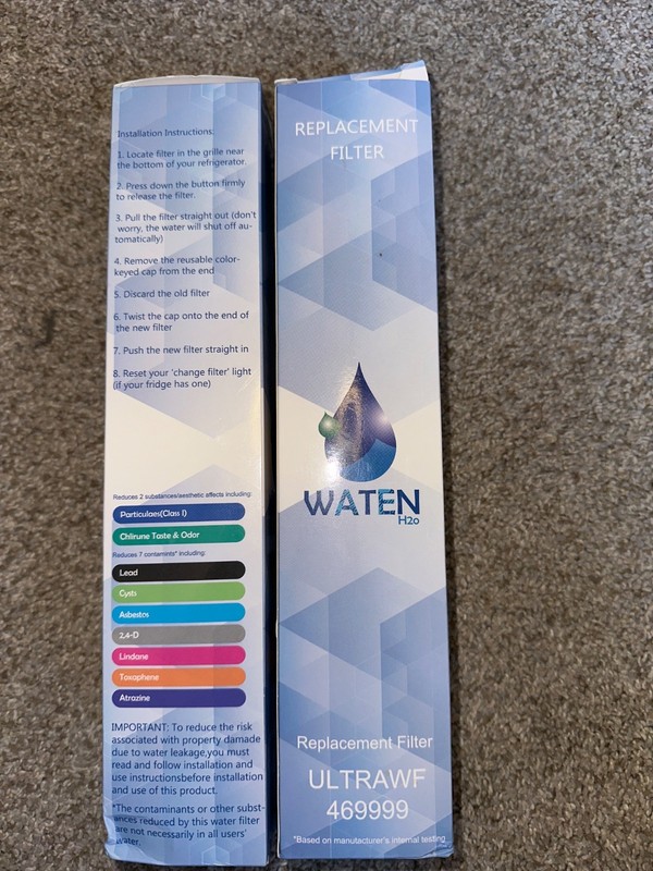 2-pk Waten Replacement Filter ULTRAWF 469999-Sealed