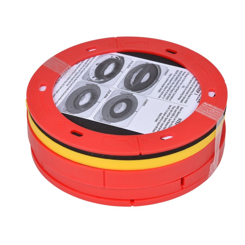 Oatey Toilet Flange Extender Kit 1/4- 1 5/8 in,Red and Yellow gallery